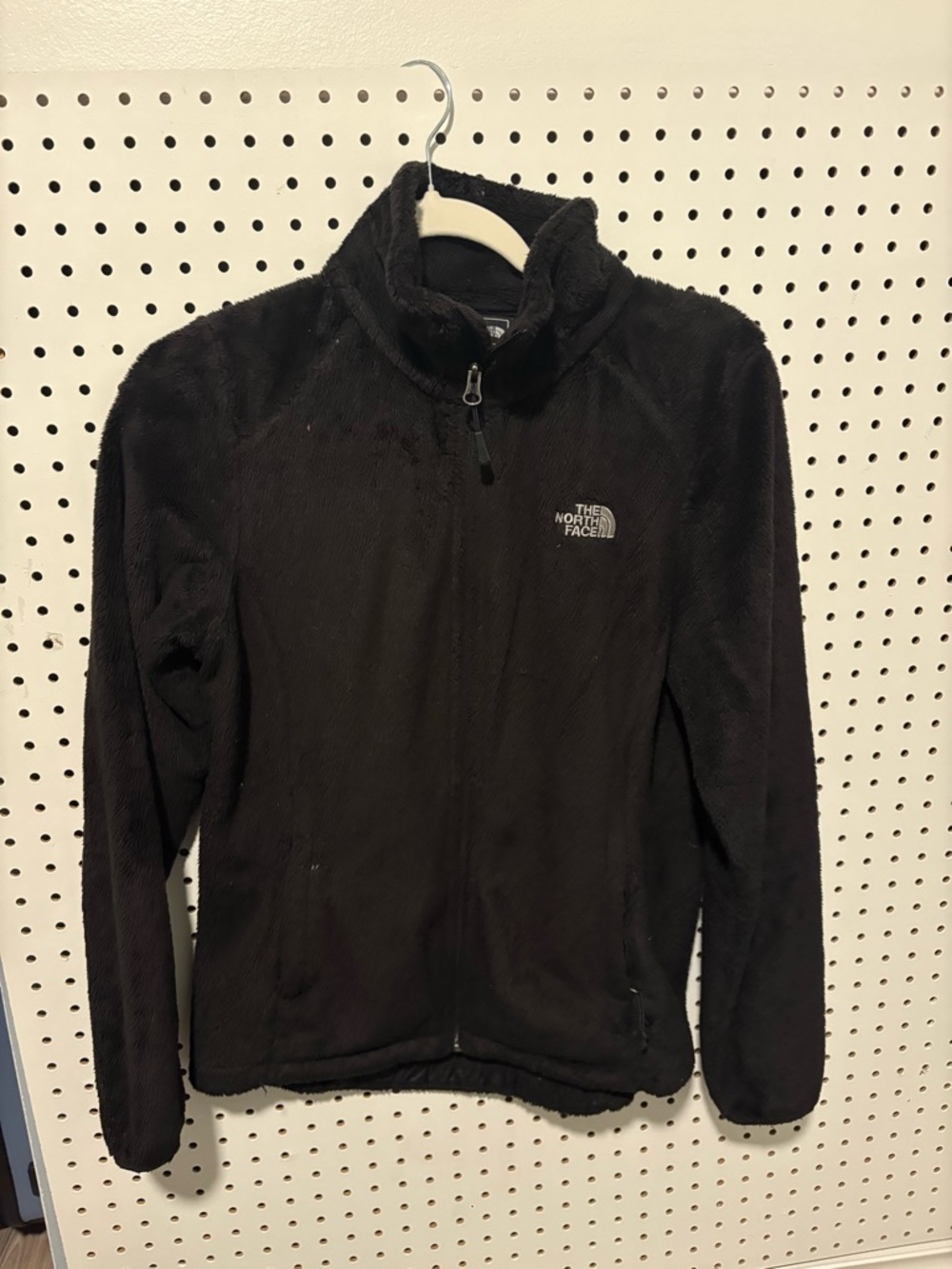 The North Face Black Plush Full-Zip Fleece Jacket